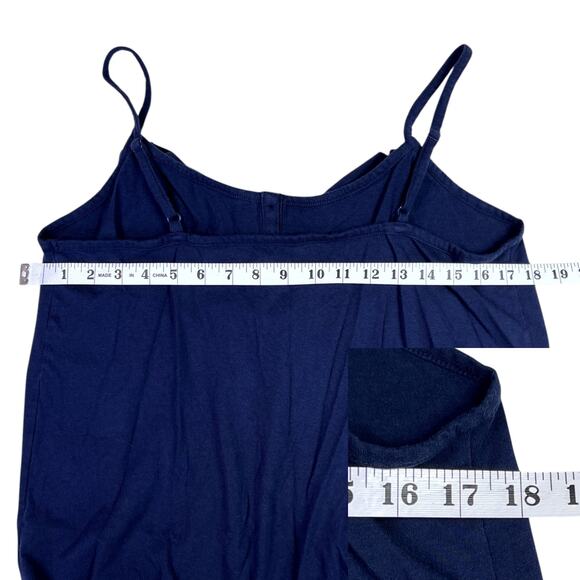 Lane Bryant Ruffled Tank Top Plus Size 14/16 Dark Blue - Picture 10 of 11